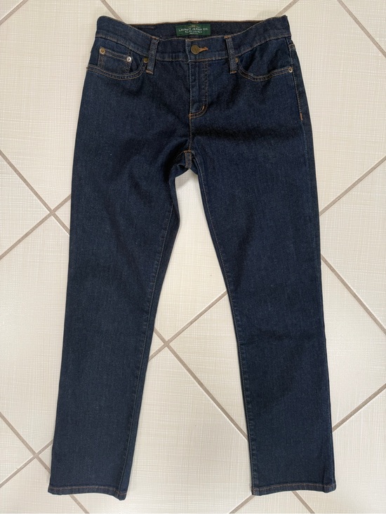Ralph Lauren Denim - Ralph Lauren Women’s Dark Blue Slim Straight Jeans